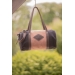 Canvas Bowl Bag Medium Model - Pink & Black