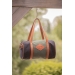 Canvas Bowl Bag Medium Model - Khaki & Black