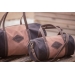Canvas Bowl Bag Large Model - Pink & Black