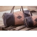 Canvas Bowl Bag Large Model - Pink & Black
