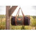 Canvas Bowl Bag Large Model - Khaki & Black