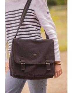 Sac Canvas US - Noir