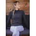 Maddie Seamless Polo Shirt - Anthracite