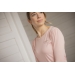 T-shirt Techty Honey Manches Longues - Rose Pâle