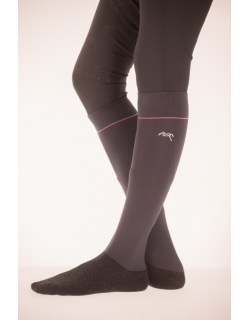 Luxe Riding Socks - Grey