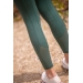 Dark Green Eden by Pénélope Delphe Legging - Children