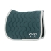 Diamant Saddle Pad - Peacock Blue & White