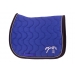 Tapis de selle Eden by Pénélope Diamant - Bleur roi & Noir