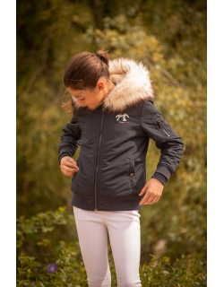 Bombers Lyon Eden by Pénélope Glitter Marine - Enfant