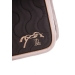 Eden by Pénélope Diamant Saddle Pad - Black & Gold Pink