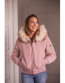 Lyon Bomber Jacket - Powder Pink