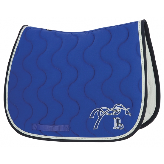 Classic Point Sellier saddle pad - Royal blue & Navy blue