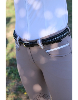 Ceinture Point Sellier - Noir