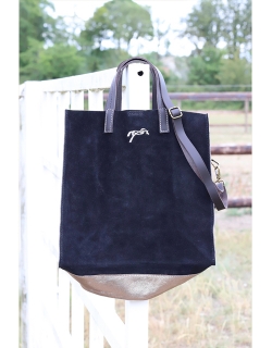 Pépite tote bag - Black & gold