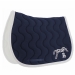 Classic Point sellier saddle pad - Navy & white