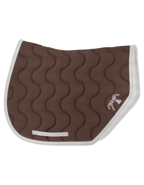 Point sellier sport saddle pad - Taupe & white