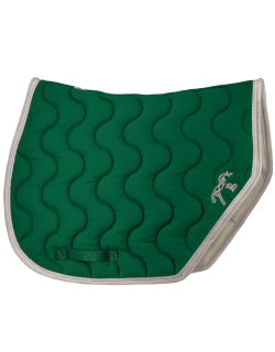 Point Sellier Sport Saddle pad - Dark green & white