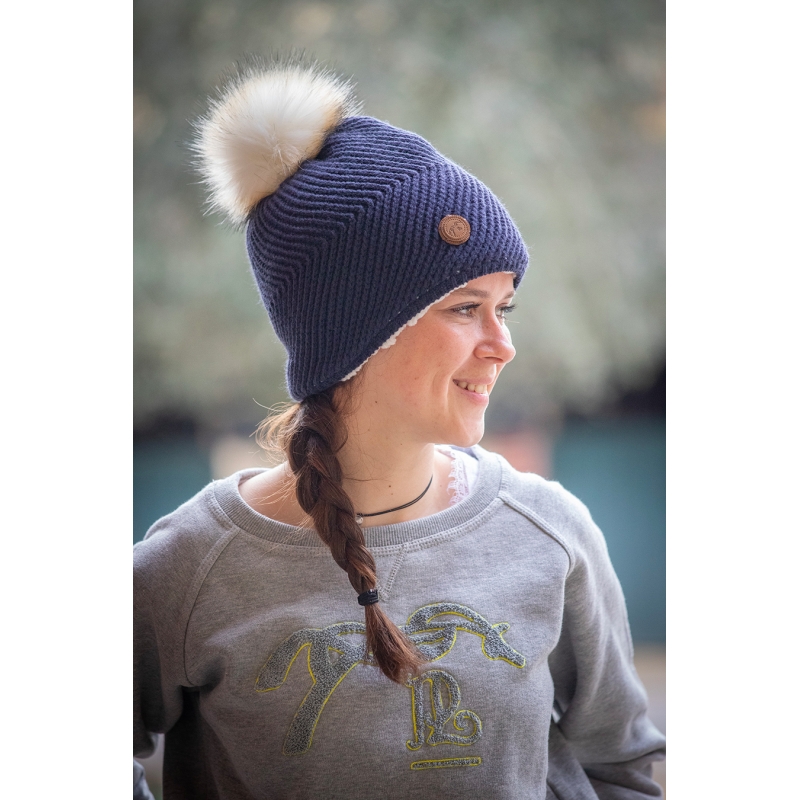 Kilpi Bonnet hiver femme CROCHY-W Bleu - Accessoires textile Bonnets 19,90 €
