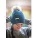 Waki knitted hat - Peacock blue