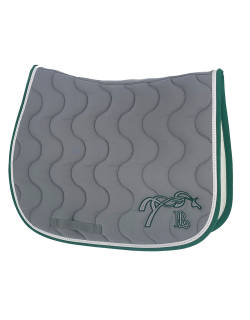 Point sellier classic saddle pad - Light grey & green