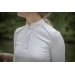 Anaïs long sleeves competition polo shirt - white
