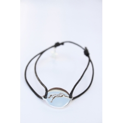 Bracelet fil & plaque