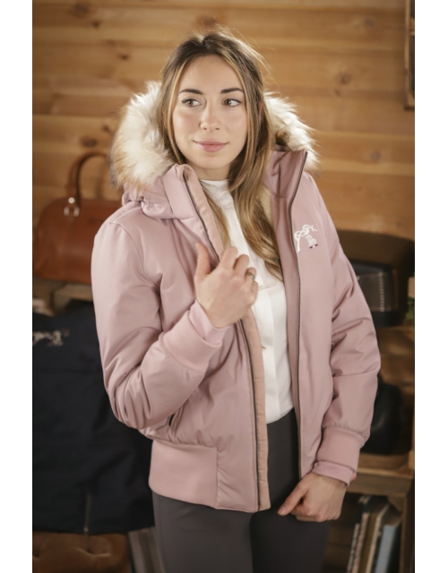 Step Bombers Jacket - Powder Pink