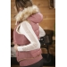 New Roge Sleeveless Jacket - Old Pink