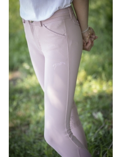 Pantalon d'Équitation Élégance Eden by Pénélope Rose Poudré - Enfant