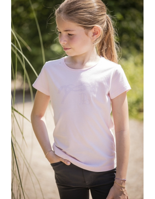 Eden by Pénélope Pink Iconic Strass T-shirt - Children