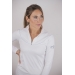 Toscane Long-Sleeve Show Polo Shirt - White