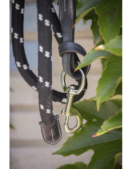 Lear Rope - Black & Black Leather