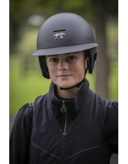 Pénélope by Freejump Helmet Long Visor - Matte Black