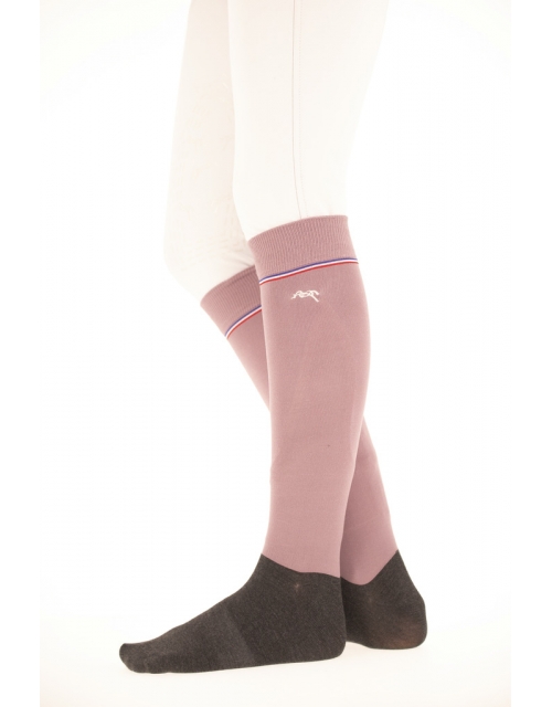 Chaussettes Luxe - Rose Poudré