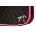 Tapis de selle Eden by Pénélope Point Sellier - Noir & Fuchsia