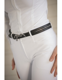 Ceinture Signature Strass - Noir
