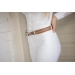 Ceinture Signature Strass - Cognac