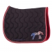 Classic Point Sellier Saddle Pad - Navy & Red